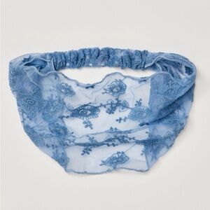 Free People Blue Lace Hairband